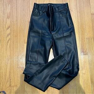 Zara Leather Pants